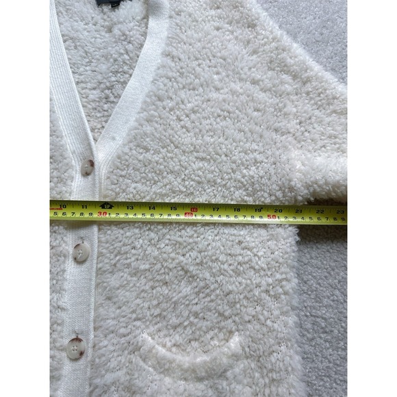 UGG Plaster Sherell Cloudfluff Wool Blend V Neck Cardigan Sweater LARGE - Picture 10 of 10